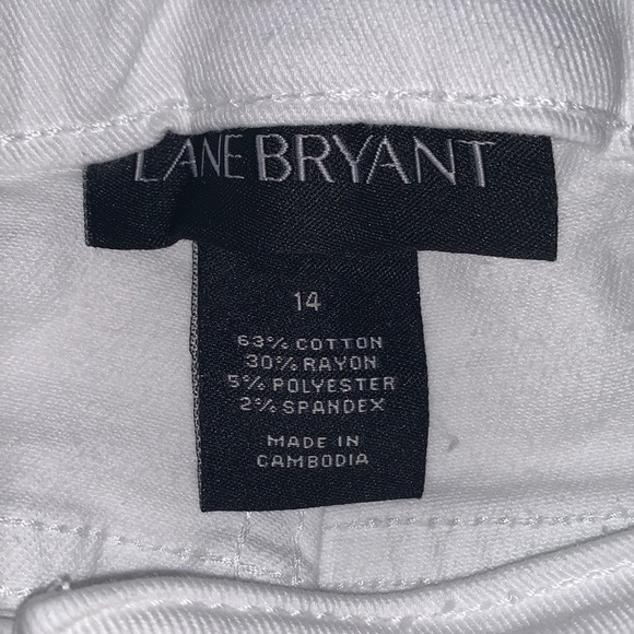 Lane Bryant Signature Fit Pedal Pant/Crop - White - Picture 6 of 6